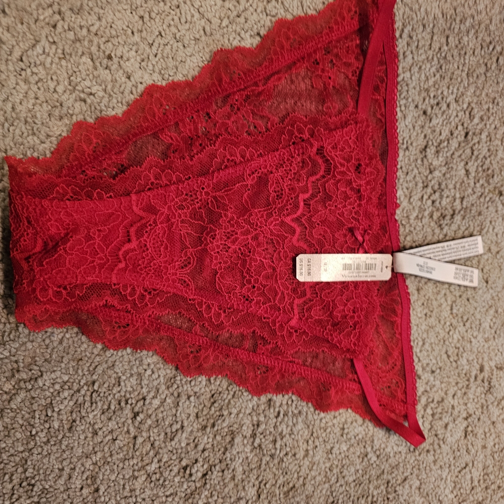 Victoria's Secret Red Lace Panties